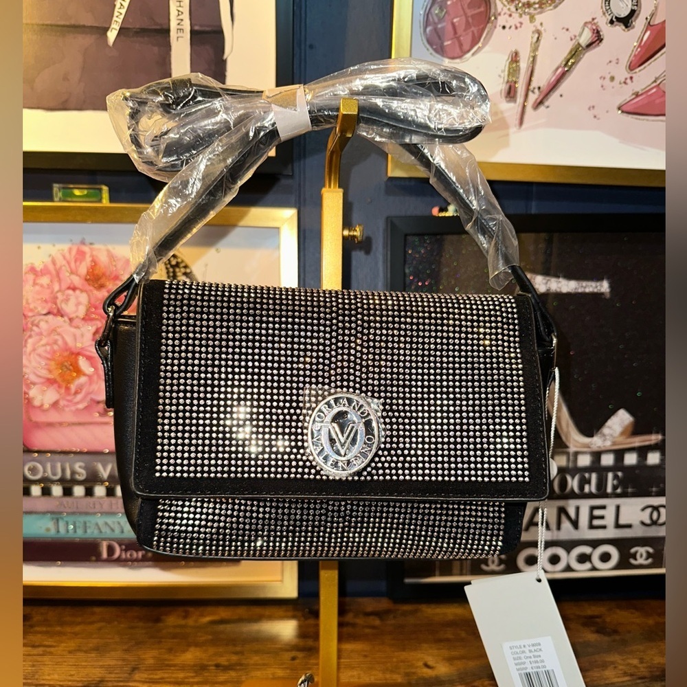 ✨Valentino Orlandi Swarovski Crystal Crossbody – NWT ✨👛